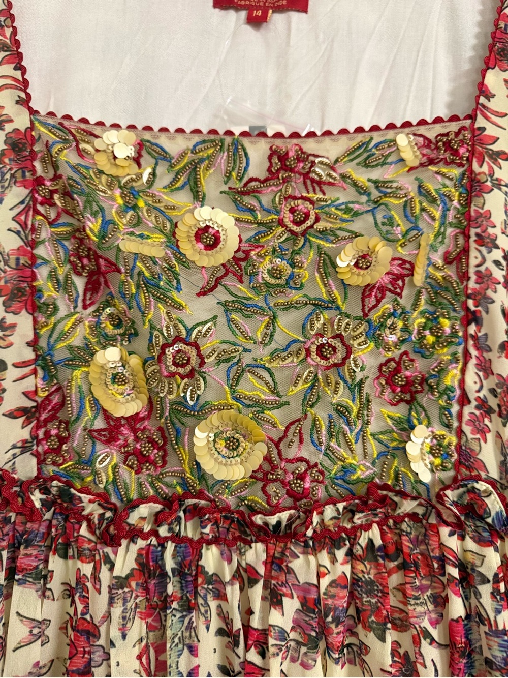 NWT Anthropologie Bhunani by Jyoti Maxi Dress. - Picture 4 of 7